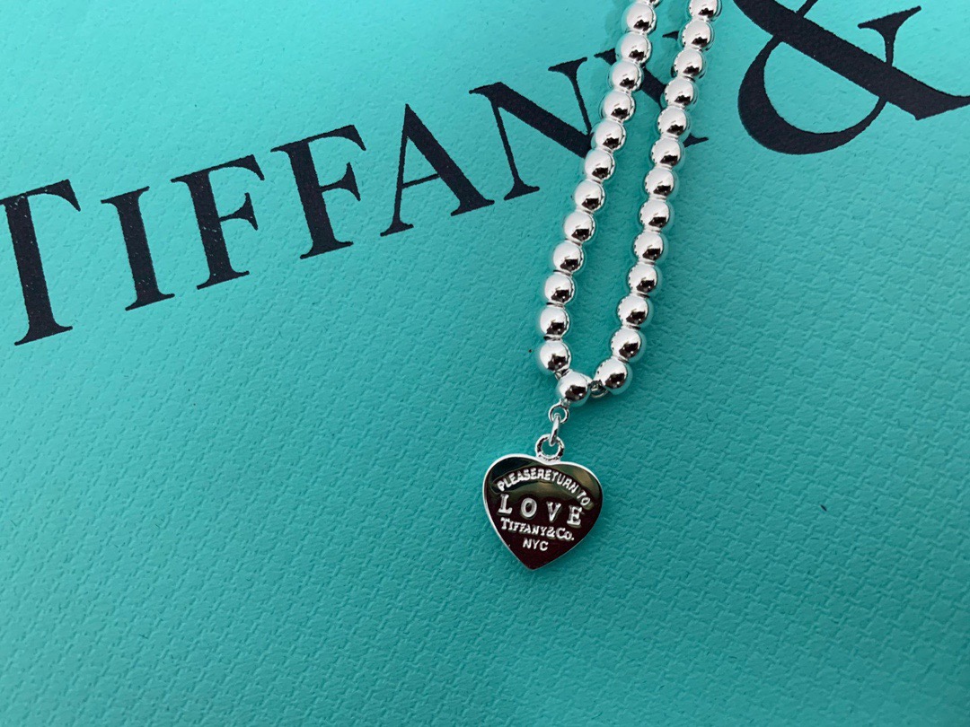 티파니(TIFFANY) 하트 원형 팔찌 악세사리