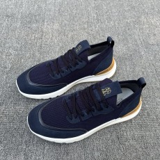 브루넬로 쿠치넬리 Brunello Cucinelli BC 캐시미어 & 스웨이드 스니커즈 신발