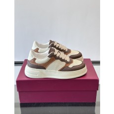 GUCCI 구찌 레더 & 메쉬 믹스 청키 스니커즈 신발