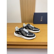 Dior CD 디올 나파 레더 & 오블리크 스니커즈 신발