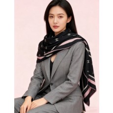 샤넬(CHANEL) 플로럴 패턴 숄 머플러 목도리 스카프