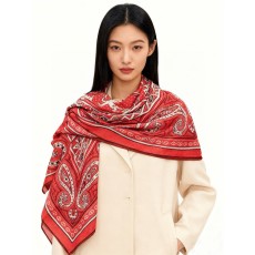 에르메스(HERMES) 하트 실크 캐시미어 머플러 목도리 스카프