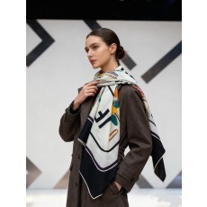 구찌(GUCCI) 승마 실크 캐시미어 숄 머플러 목도리 스카프