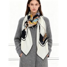 구찌(GUCCI) 승마 실크 캐시미어 숄 머플러 목도리 스카프