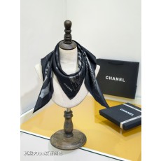 샤넬(CHANEL) 실크 트윌 스퀘어 머플러 목도리 스카프