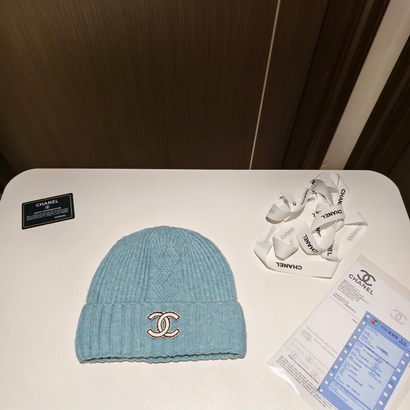 샤넬(CHANEL)니트 비니 모자