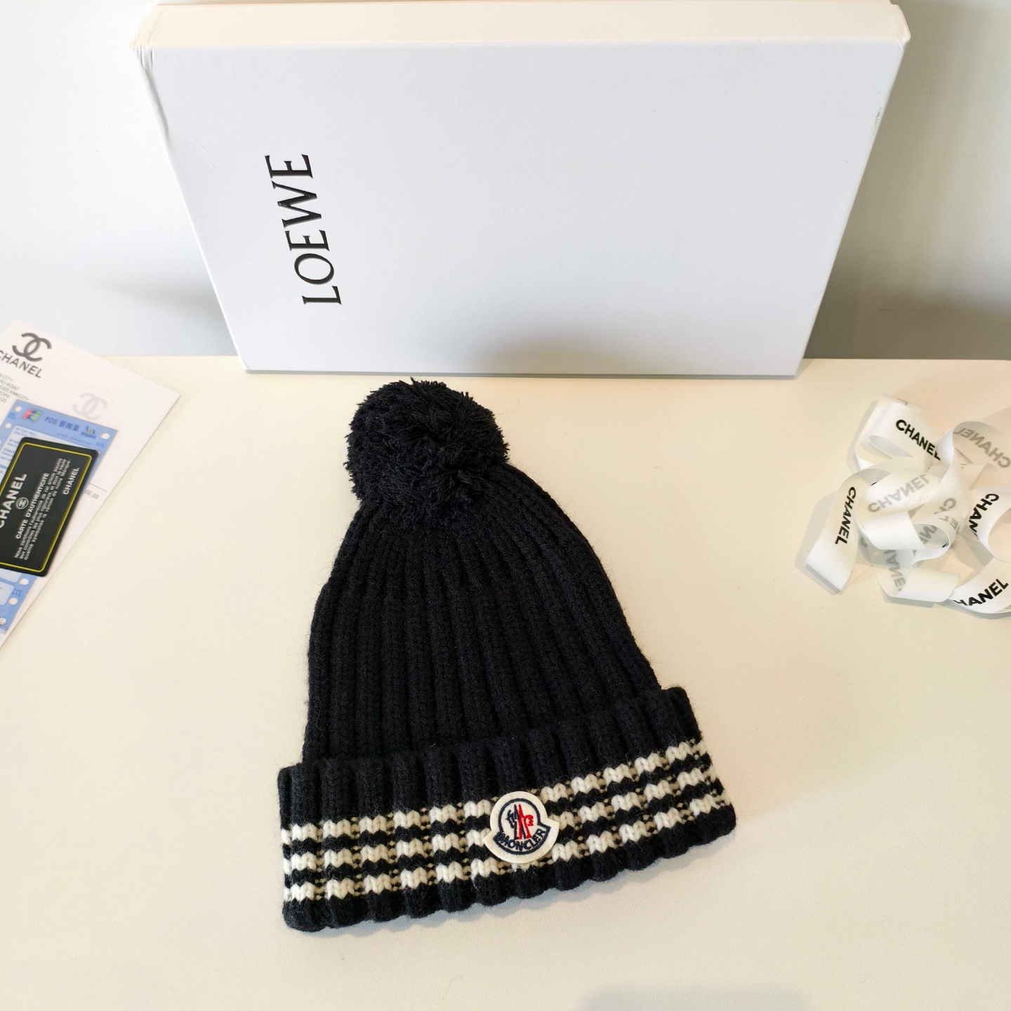 몽클레어 몽클레르(MONCLER) 니트 비니 모자