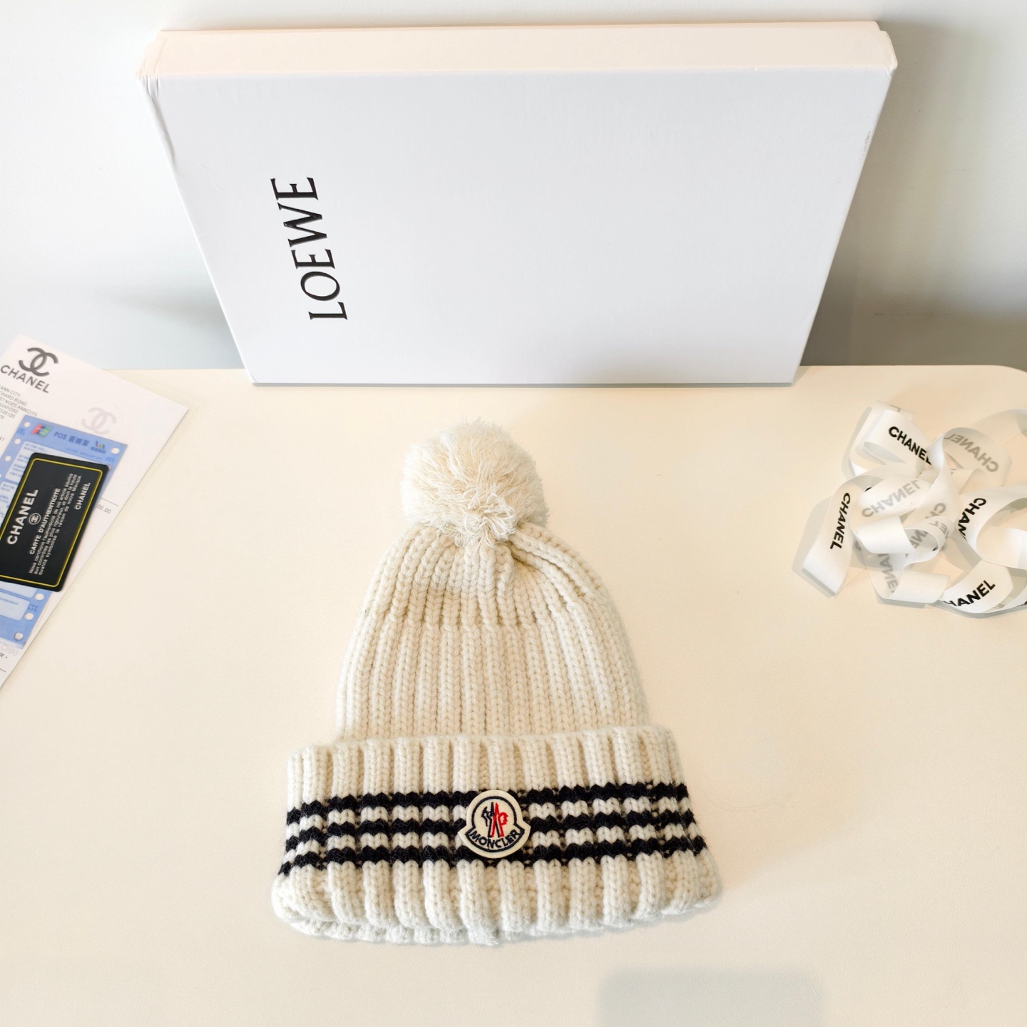 몽클레어 몽클레르(MONCLER) 니트 비니 모자