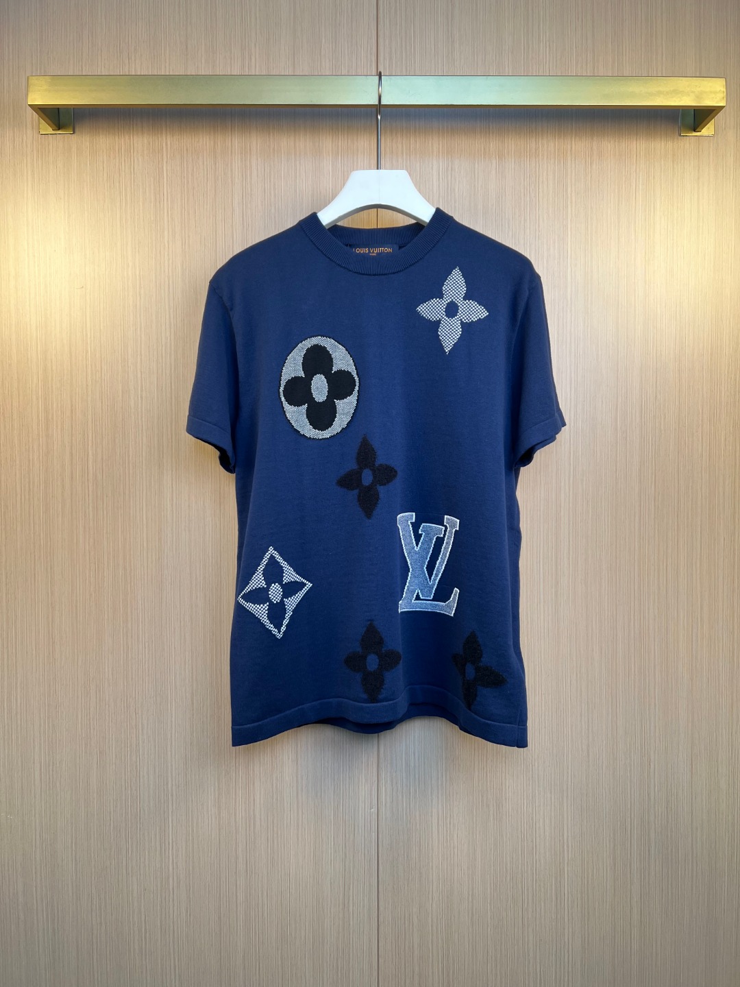 루이비통(LV) 포클로버 니트 반팔 티셔츠 의류
