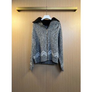 루이비통(LV) × 니고(NIGO) 니트 집업 가디건 자켓 의류