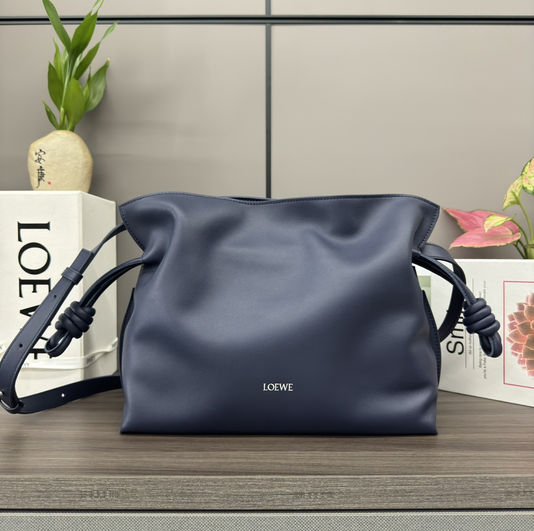 Loewe 로에베 신형 나파 카프스킨 플라멩코 퍼스 숄더백 가방 - 미디엄