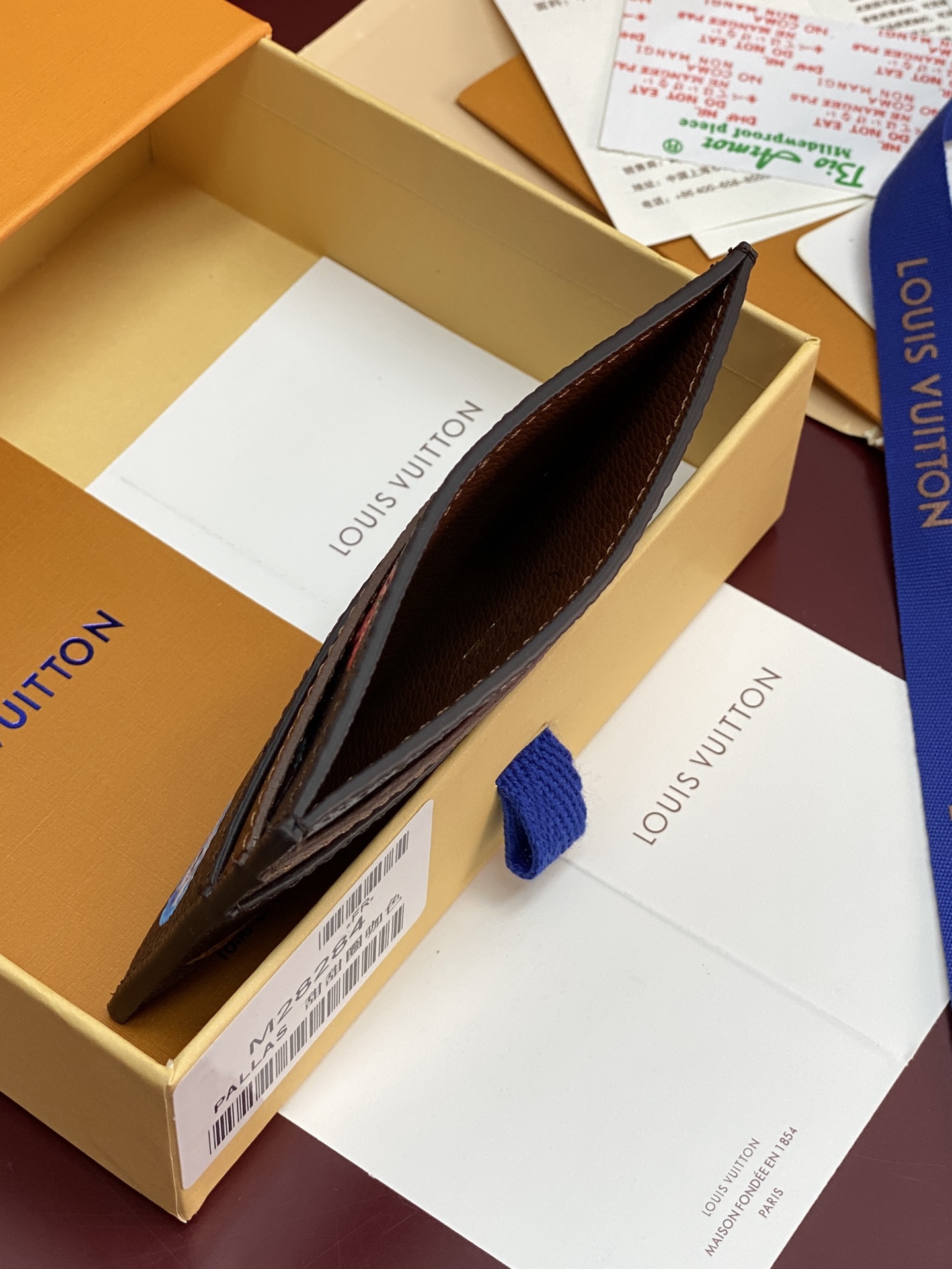 LOUIS VUITTON LV 루이비통 더블 카드 홀더 '모노그램 도넛' 브라운 (M28284) 지갑