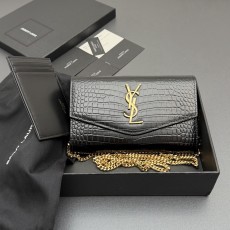 Saint Laurent YSL 생로랑 ENVELOPE 엔벨로프 크로코 체인백 (WOC) 가방