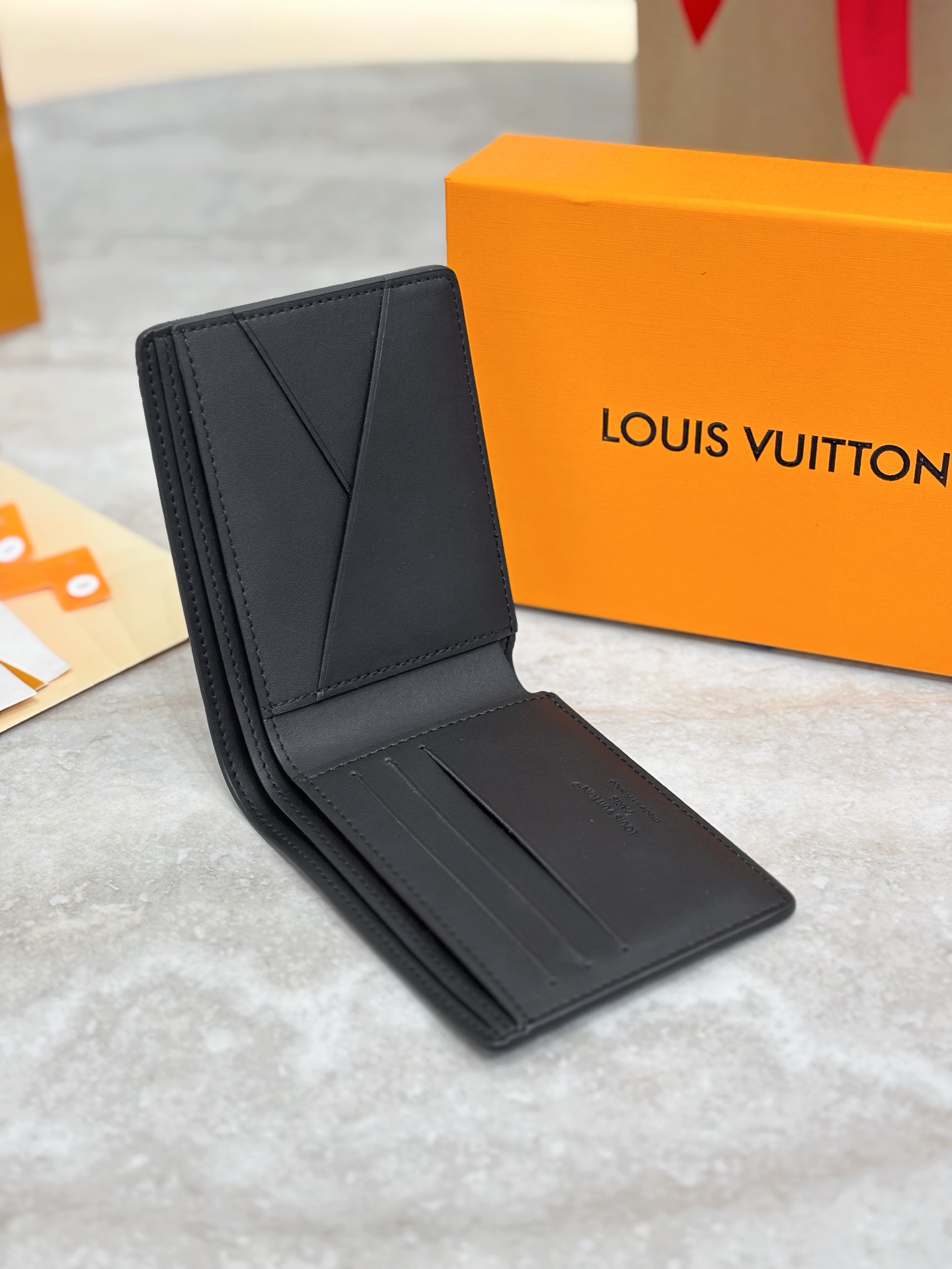 Louis Vuitton LV 루이비통 슬렌더 월릿 반지갑 M26744