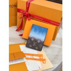 Louis Vuitton LV 루이비통 포켓 오거나이저 - 그라디언트 블루 카드 지갑