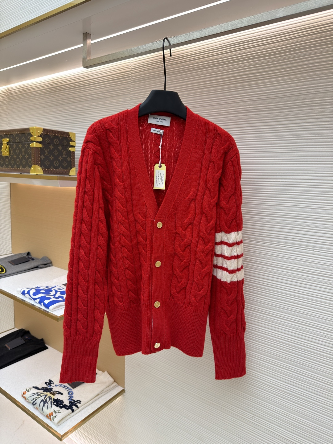 톰 브라운(Thom Browne) 케이블 니트 가디건 의류