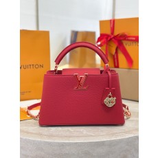 LV 루이비통 카퓌신 CAPUCINES East-West BB 레드 (M27300) 29cm