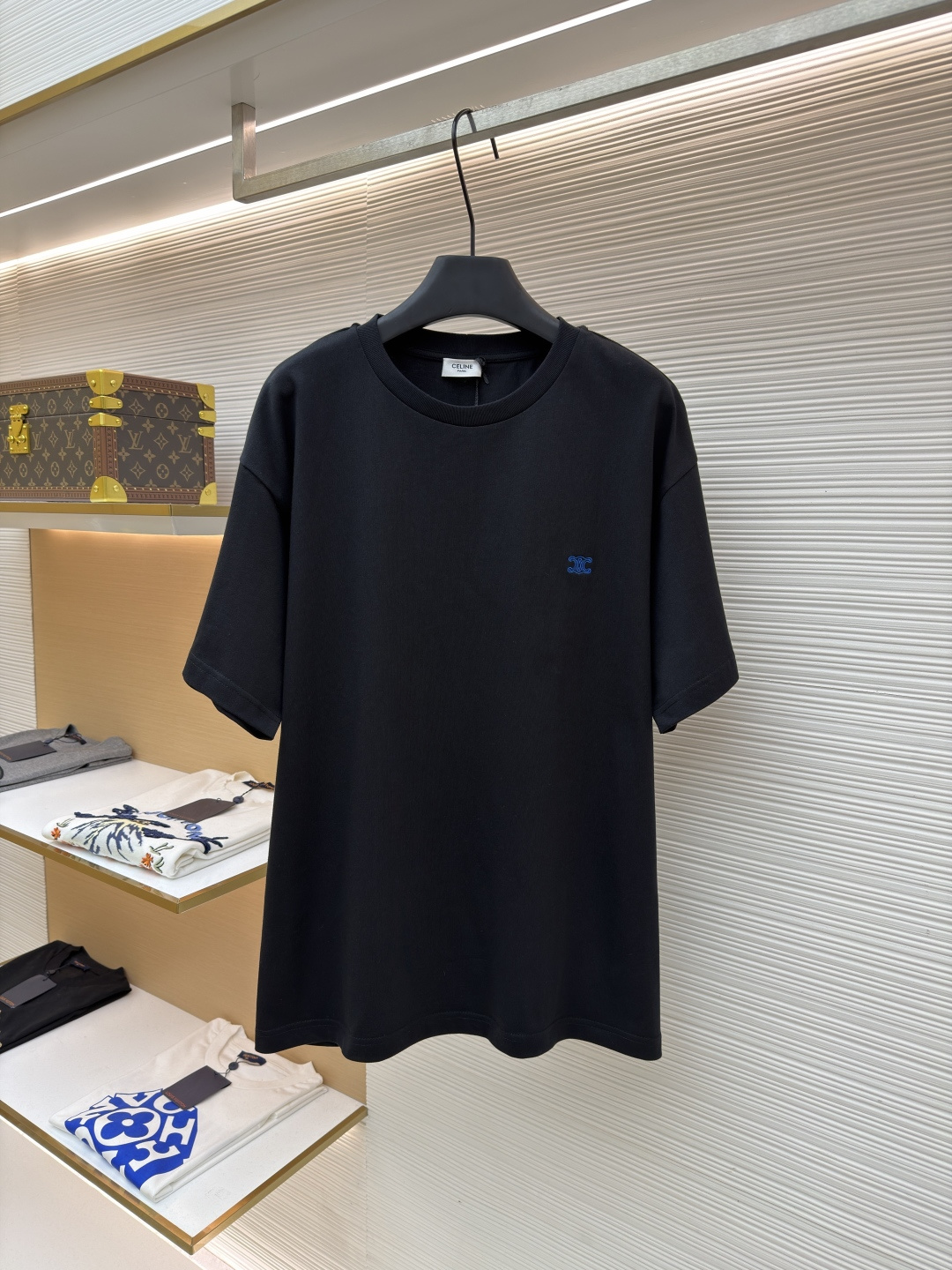 셀린느(CELINE) 트리옹프 자수 반팔 티셔츠 의류