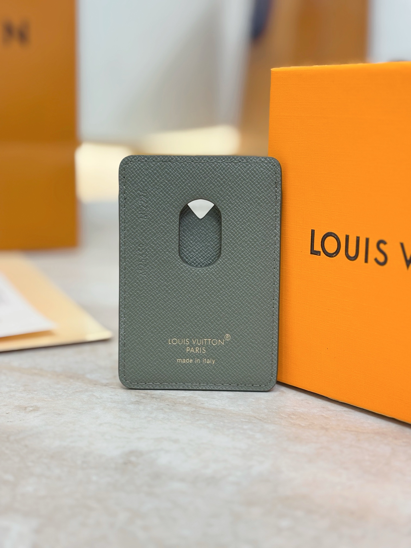 Louis Vuitton LV 루이비통 모노그램 라이트 그린 카드 홀더 지갑 M25659