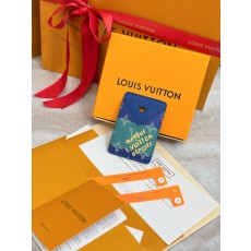 Louis Vuitton LV 루이비통 모노그램 스카이 블루 카드 홀더 지갑 M26030