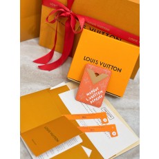 Louis Vuitton LV 루이비통 모노그램 오렌지 카드 홀더 지갑 M26945