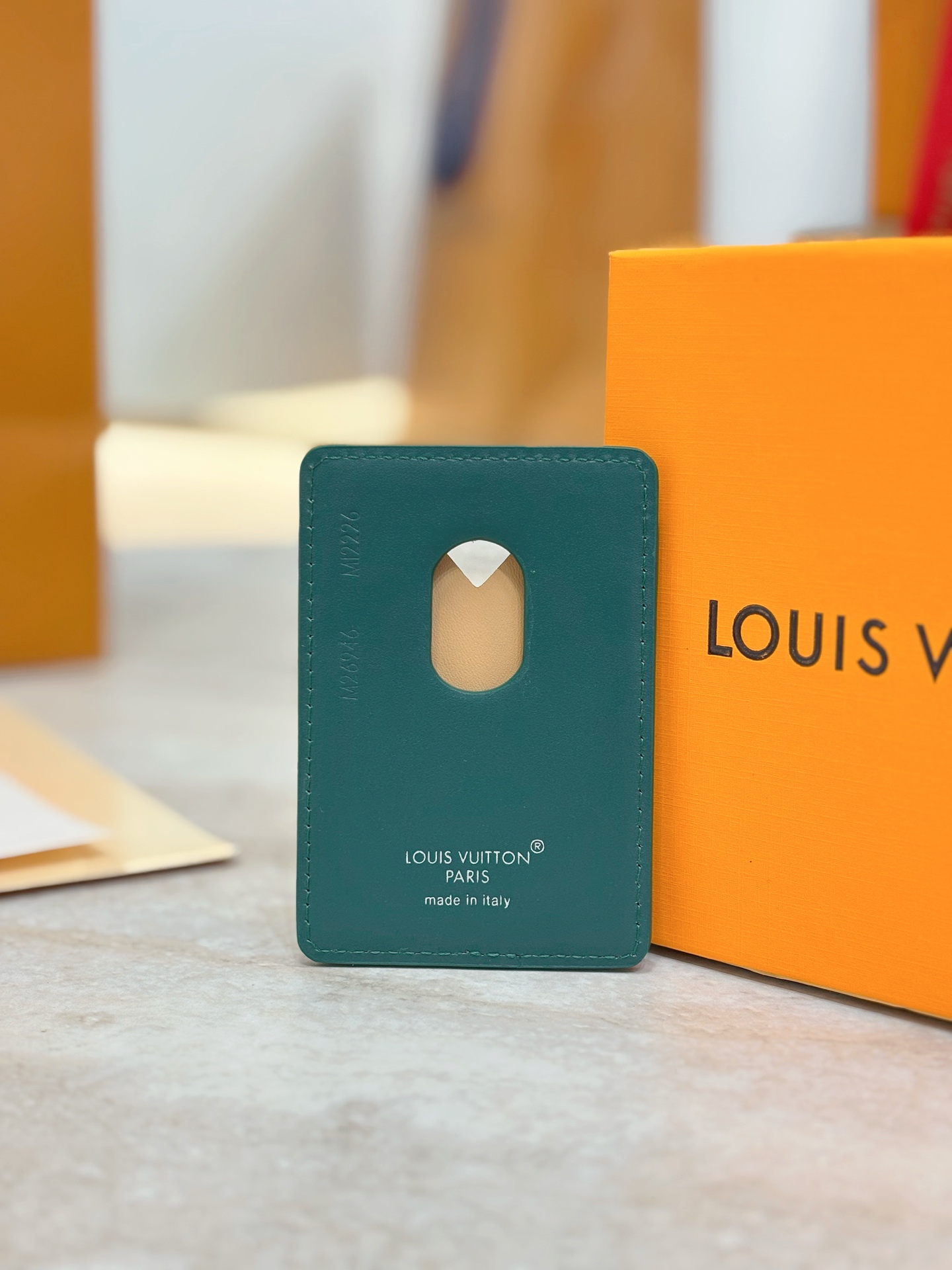 Louis Vuitton LV 루이비통 모노그램 그린 카드 홀더 지갑 M26949