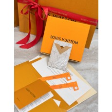 Louis Vuitton LV 루이비통 모노그램 카키 카드 홀더 지갑 M26948
