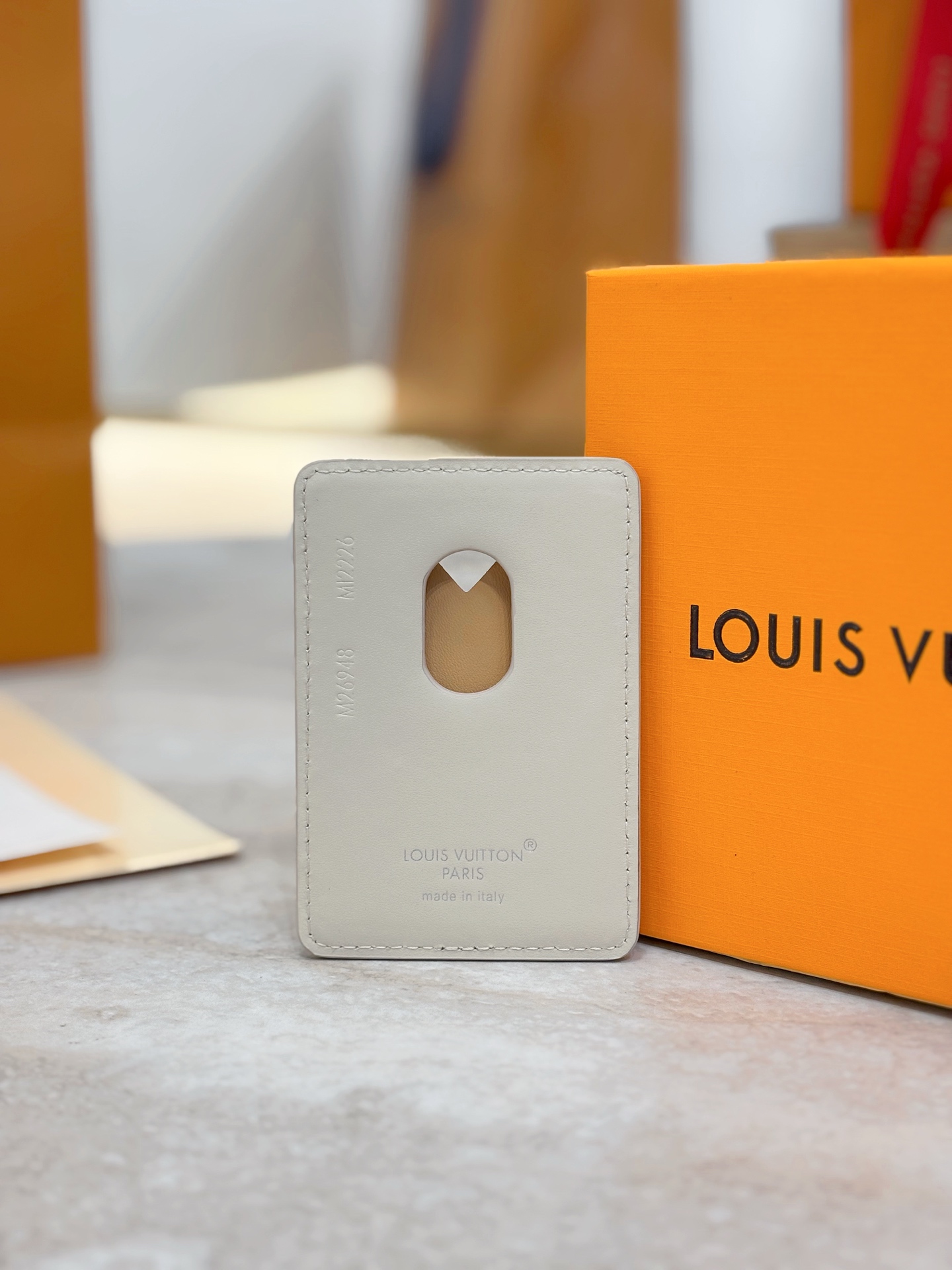 Louis Vuitton LV 루이비통 모노그램 카키 카드 홀더 지갑 M26948