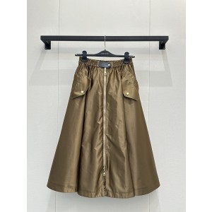 Louis Vultton LV 루이비통 지퍼 디테일 나일론 카고 스커트 치마 의류