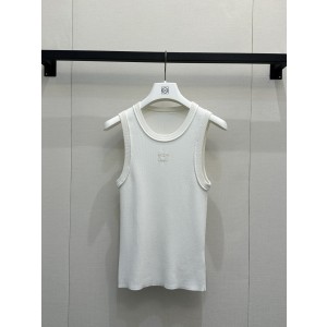 로에베(LOEWE) 아나그램 로고 니트 민소매 베스트 나시 의류