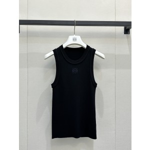 로에베(LOEWE) 아나그램 로고 니트 민소매 베스트 나시 의류