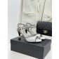 샤넬(CHANEL) 크리스탈 더블 하이힐 샌들 신발