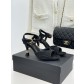 샤넬(CHANEL) 크리스탈 더블 하이힐 샌들 신발