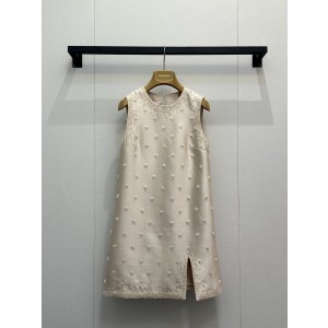 miumiu 미우미우 하이엔드 플라워 쥬얼 원피스 의류