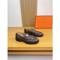 HERMES 에르메스 핸드그레인 레더 드레스 슈즈 구두 신발