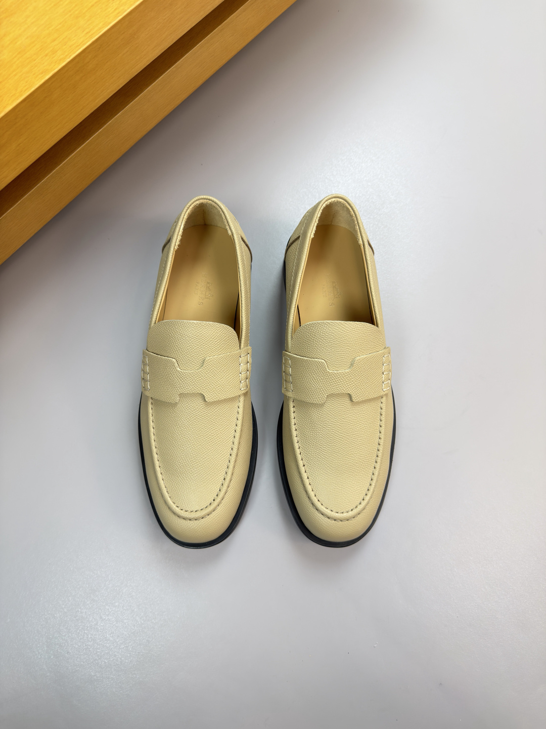 HERMES 에르메스 핸드그레인 드레스 슈즈 구두 신발