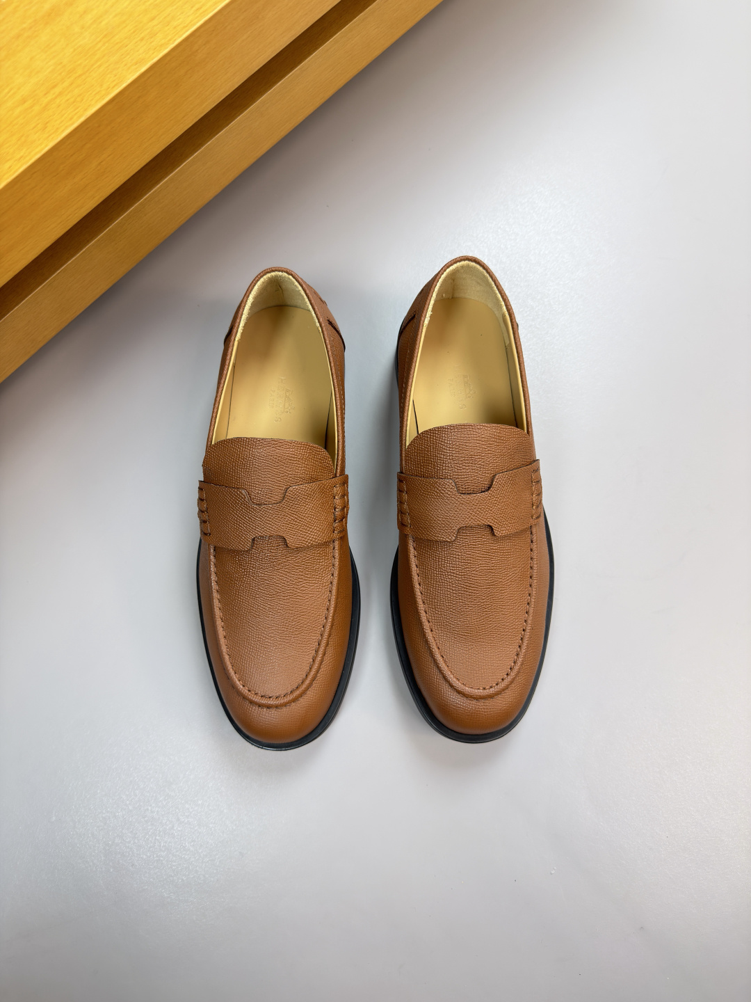 HERMES 에르메스 핸드그레인 드레스 슈즈 구두 신발