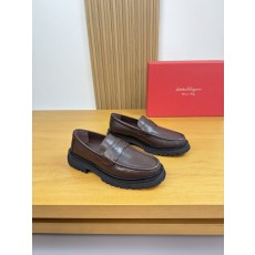 Ferragamo 페라가모 나파 레더 드레스 슈즈 로퍼 구두 신발
