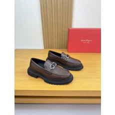 Ferragamo 페라가모 나파 레더 드레스 슈즈 로퍼 구두 신발