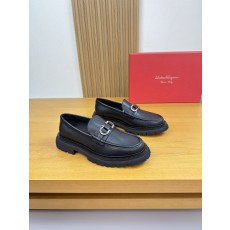 Ferragamo 페라가모 나파 레더 드레스 슈즈 로퍼 구두 신발