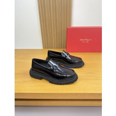 Ferragamo 페라가모 나파 레더 드레스 슈즈 로퍼 구두 신발
