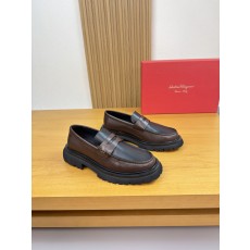 Ferragamo 페라가모 나파 레더 드레스 슈즈 로퍼 구두 신발