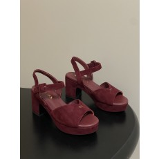 Prada 프라다 26Aw 런웨이 컬렉션 오픈토 플랫폼 구두 샌들 신발