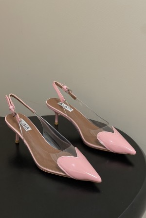 ALAIA 알라이아 26ss HIGH LOVE 하트 미드 힐 뮬 구두 신발