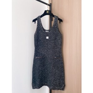 Chanel 샤넬 신상 로고 니트 베스트 원피스 의류