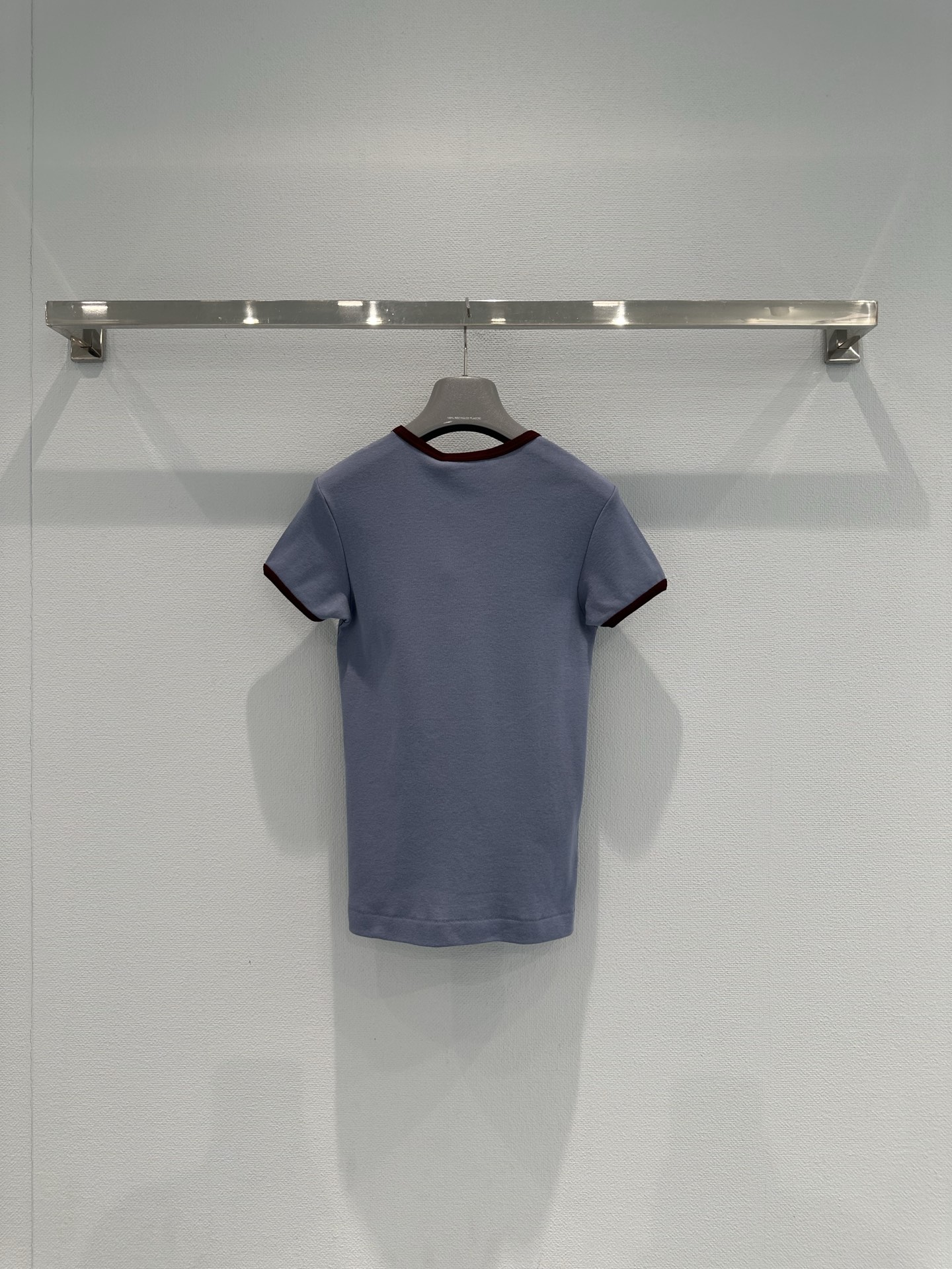 Prada 프라다 26ss 배색 크롭 반팔 티셔츠 의류