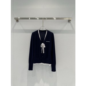 ann andelman 앤 안델만 26ss 레이스 믹스 니트 가디건 의류