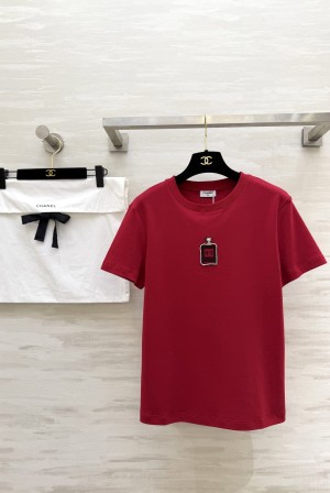 Chanel 샤넬 26SS 클래식 N°5 비딩 쥬얼 반팔 티셔츠 의류