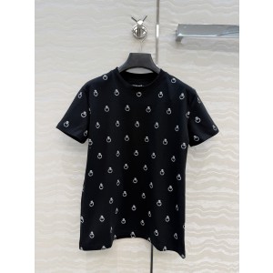 Hermes 에르메스 Anneau Finesse 프린트 반팔 티셔츠 의류