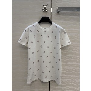 Hermes 에르메스 Anneau Finesse 프린트 반팔 티셔츠 의류